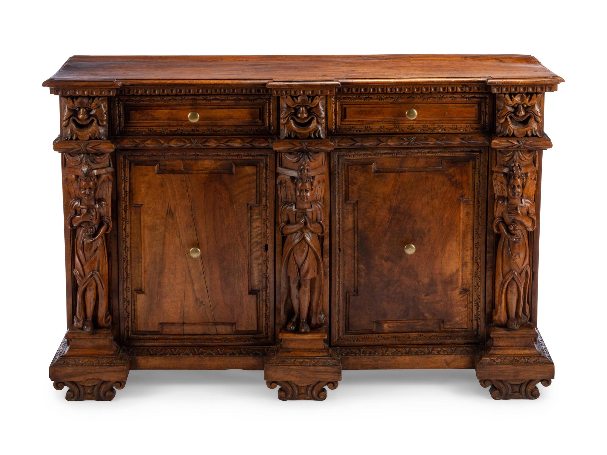 An Italian Walnut Server
