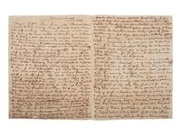 [MEXICAN-AMERICAN WAR]. Letter from a soldier in the 1st Regiment Alabama Volunteer Army of Occupation Mexico describing the Battle of Monterrey, incl. hand-drawn map. Camargo, Mexico. 8 October 1846.