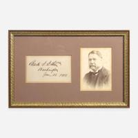 [Presidential] Hayes, Rutherford B., and James Garfield and Chester A. Arthur, et al. Group of 5 Cut Presidential Signatures