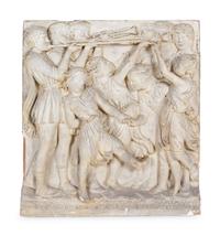 A Neoclassical Style Plaster Relief Panel