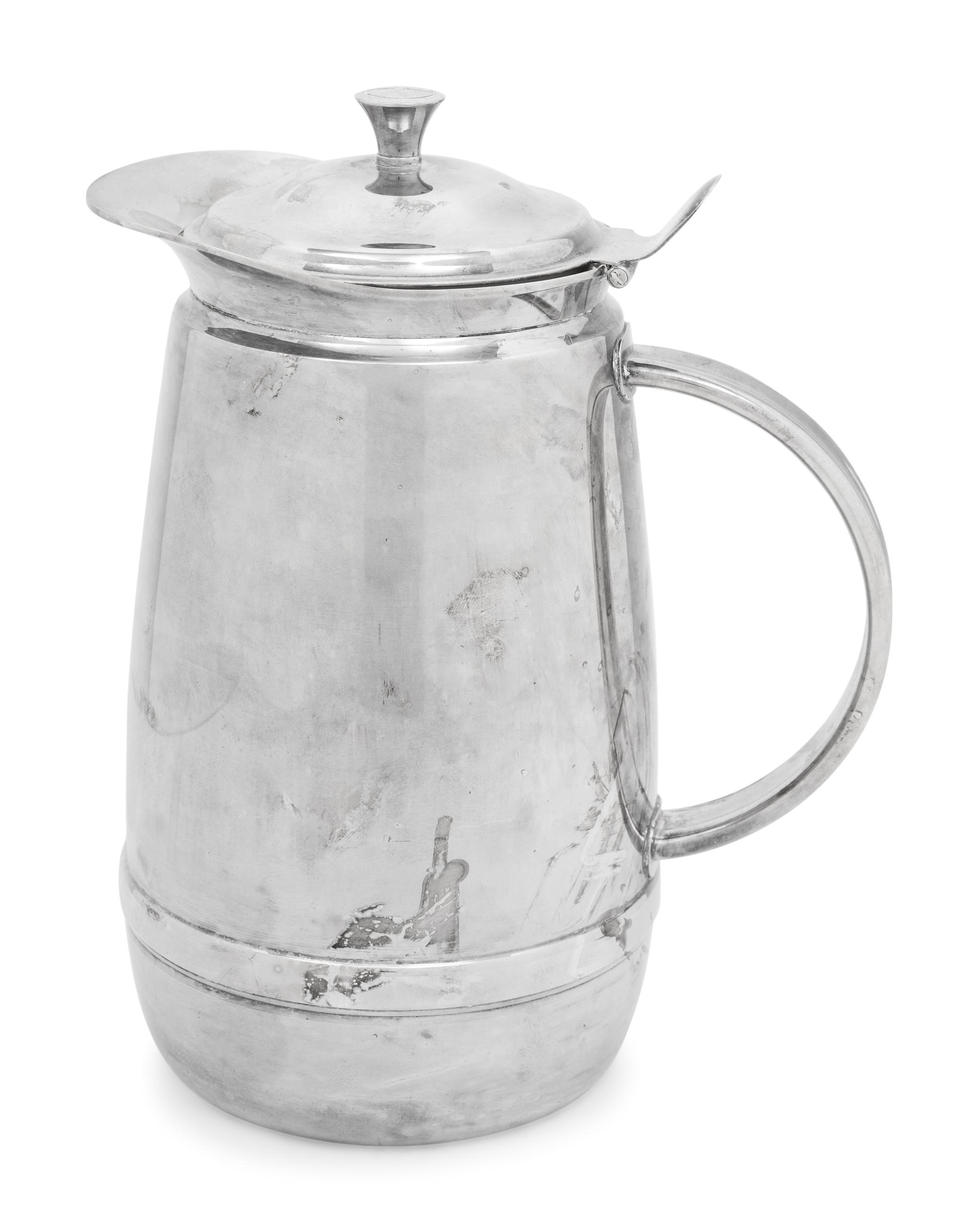 A Gucci Silver-Plate Double Wall Pitcher