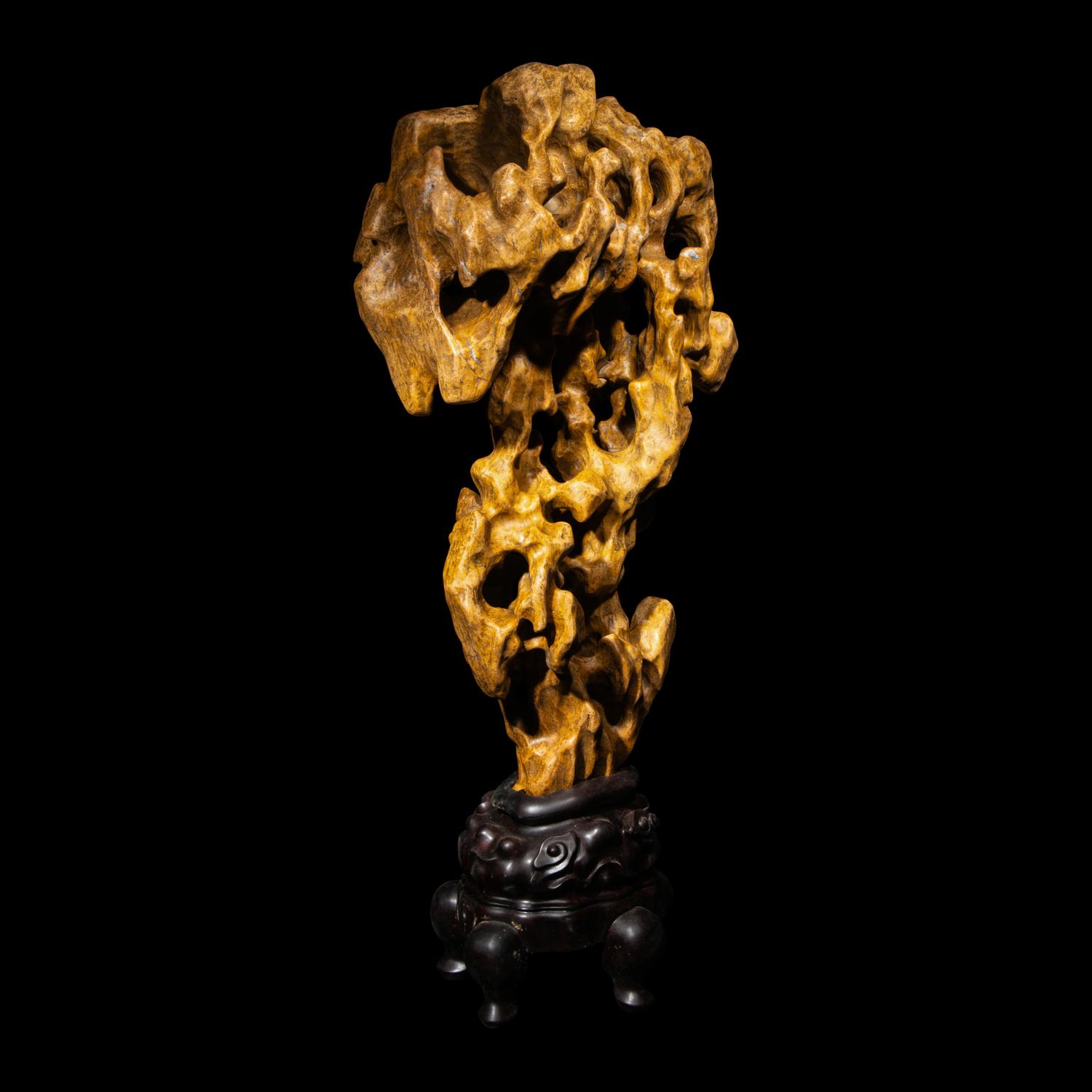 A Chinese Scholar's Rock , 20th Century 近代 賞石一座