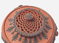 A Wedgwood Rosso Antico Dolphin Pastille Burner, UK, early 19th century