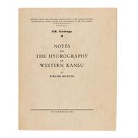 [Travel & Exploration]. (Hedin, Sven). Reports from the Scientific Expedition to the North-Western Provinces of China Under the Leadership of Dr. Sven Hedin