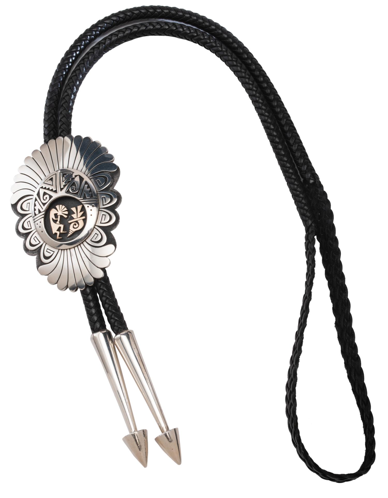 Sterling Silver Overlay Bolo Tie with 14k Gold Accents, and Belt Buckle Lot is located and will ship from Denver, Colorado.