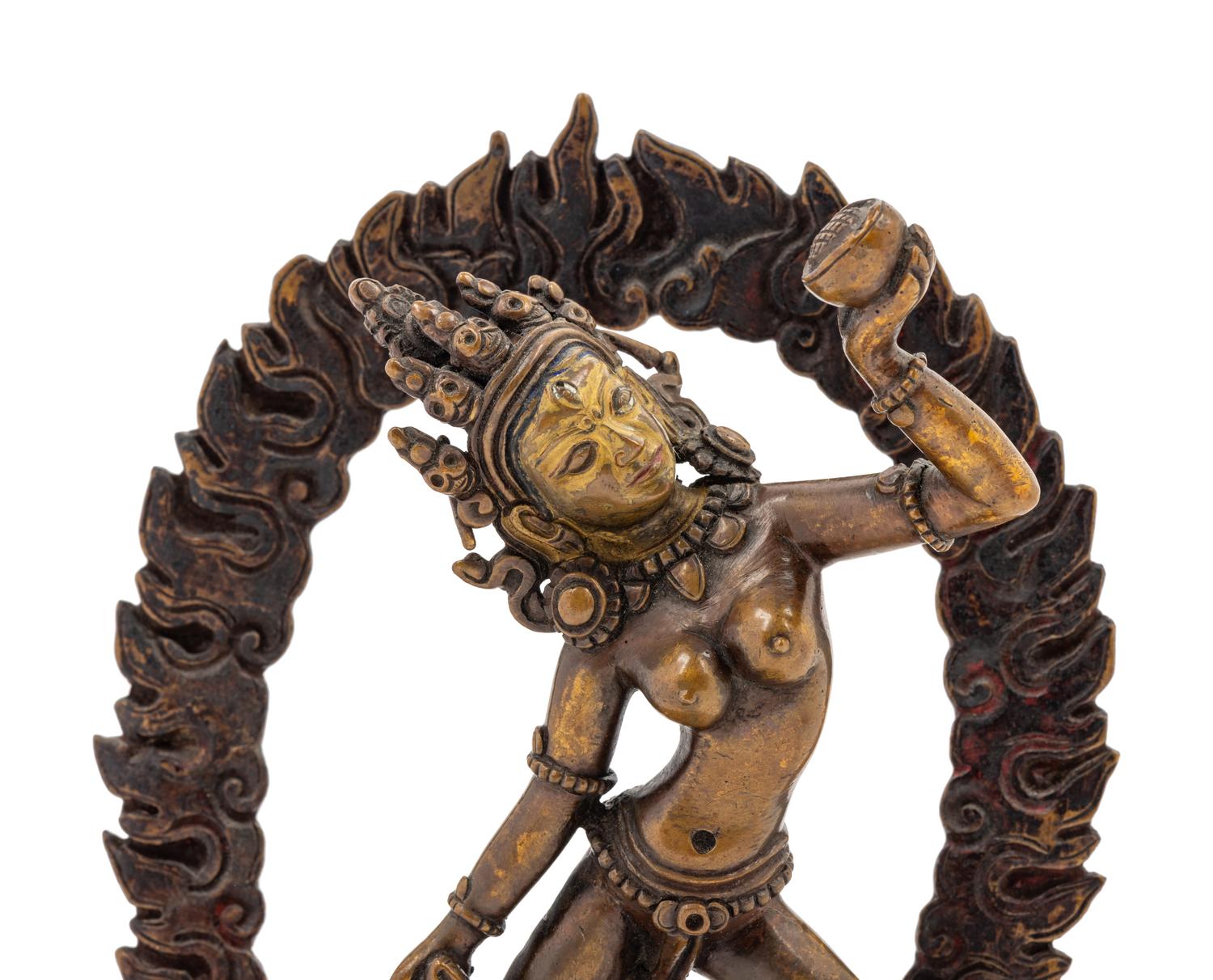 A Tibetan Bronze Figure of Vajrayogini