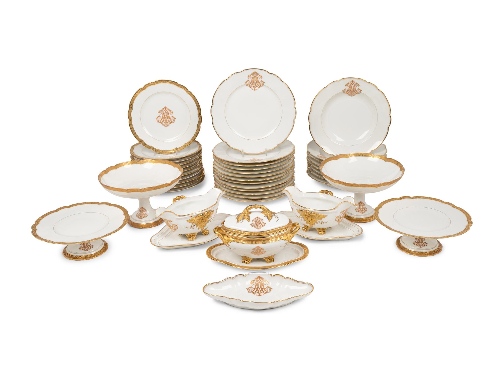A French Porcelain Dinner Service