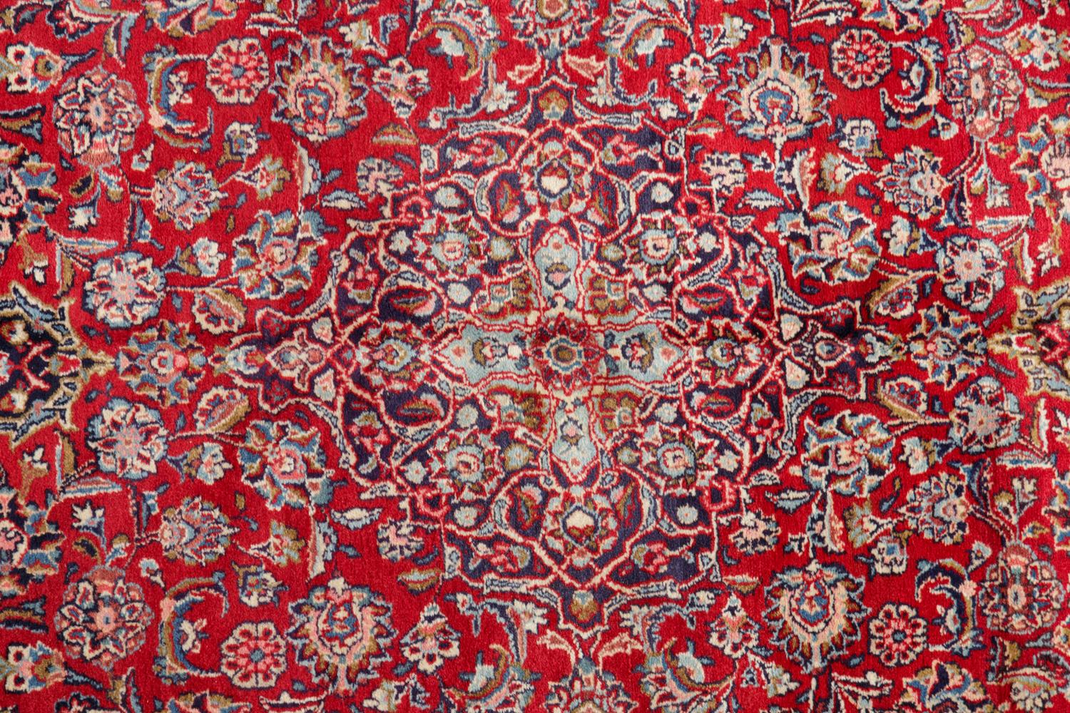 A Kashan Wool Rug