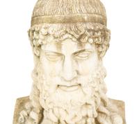 A Carved Stone Bust of Dionysos After the Antique