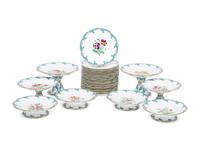 An English Porcelain Dessert Service