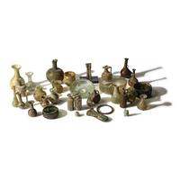 43 Roman Glass Vessels and Fragments