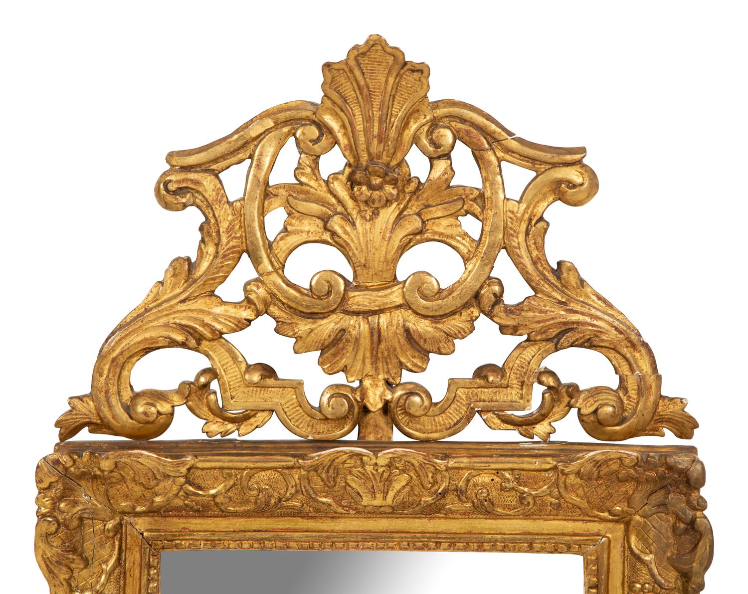 A Régence Style Giltwood Mirror
