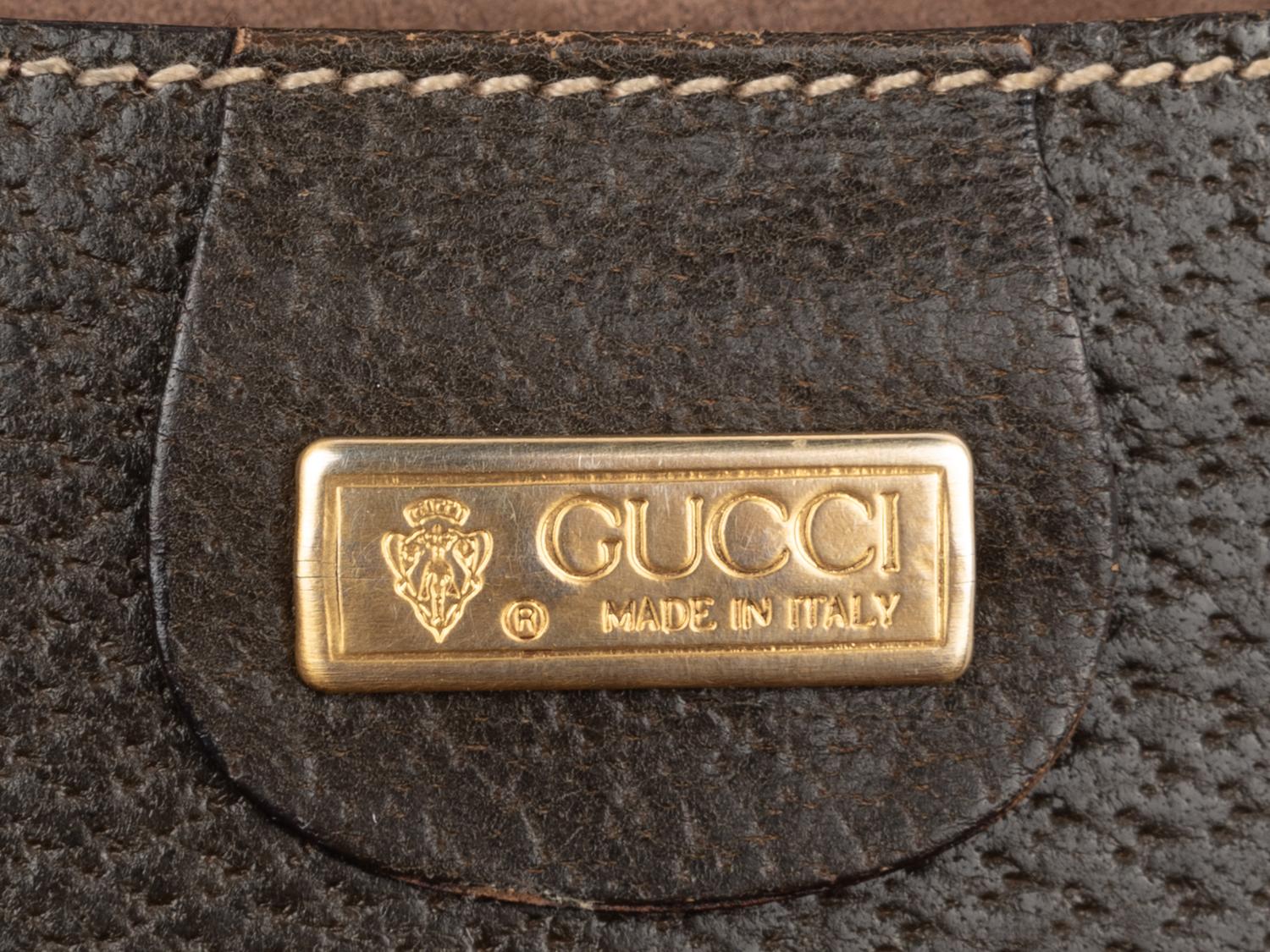 Two Gucci Bamboo Handled Bags, 1980-1990s