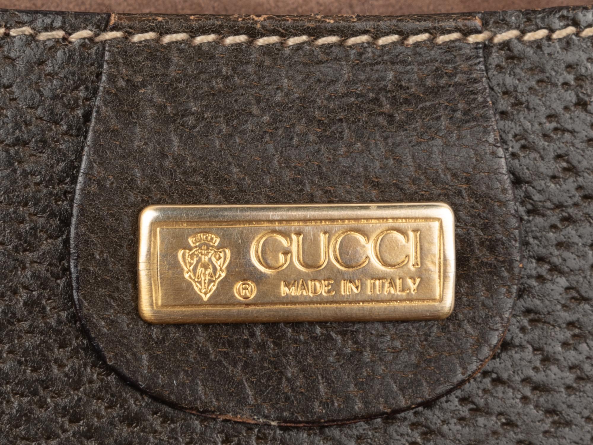 Two Gucci Bamboo Handled Bags, 1980-1990s