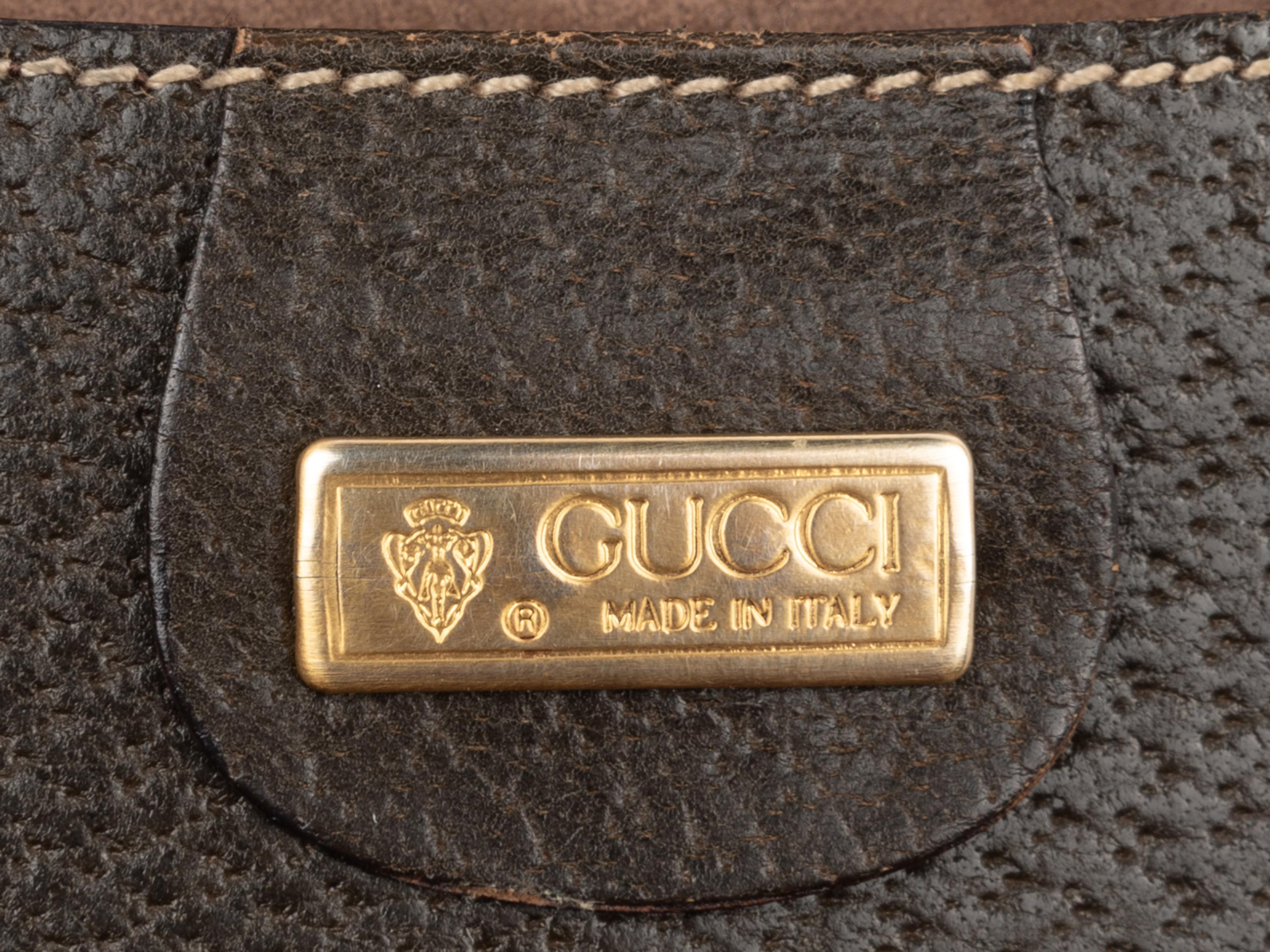 Two Gucci Bamboo Handled Bags, 1980-1990s