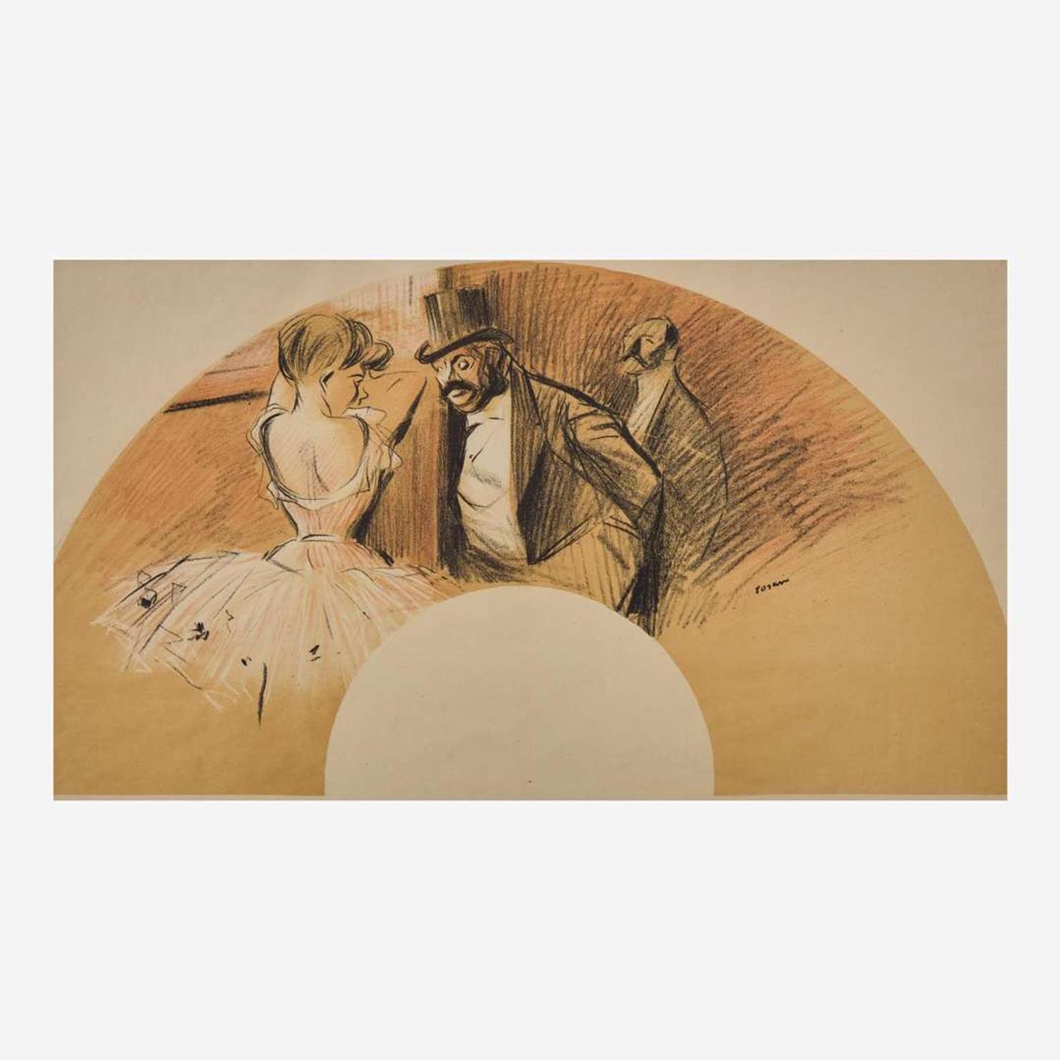 Jean-Louis Forain - Éventail pour le Bal