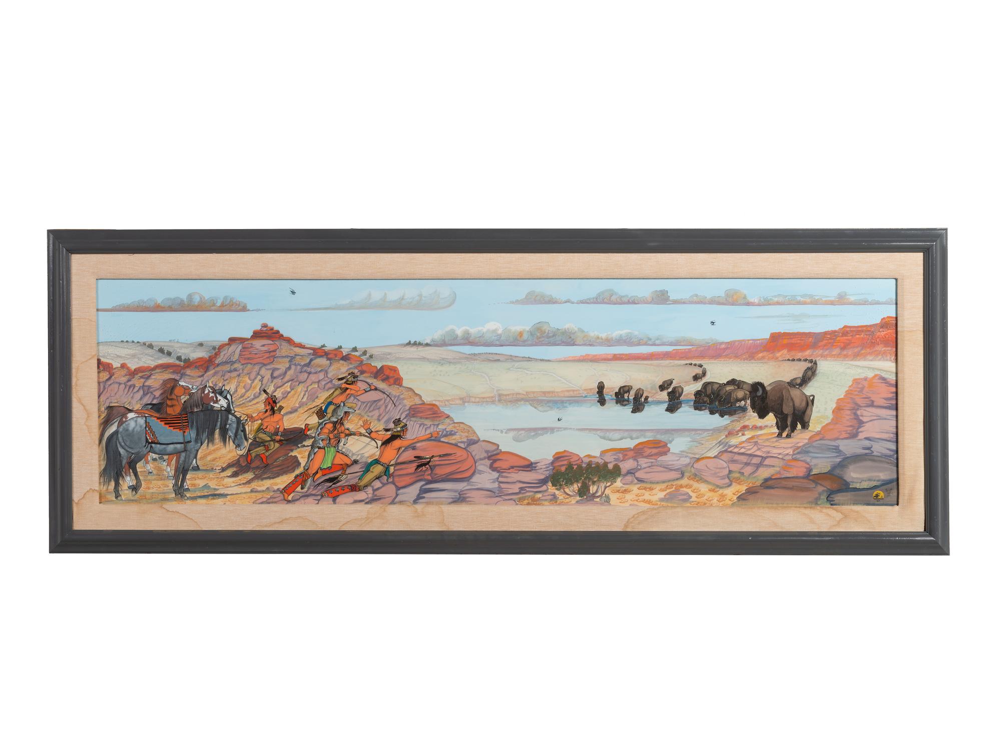 untitled, buffalo hunt