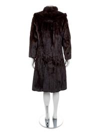 (Do not recommend re-offering) Long Brown Mink Coat, 1970-80s