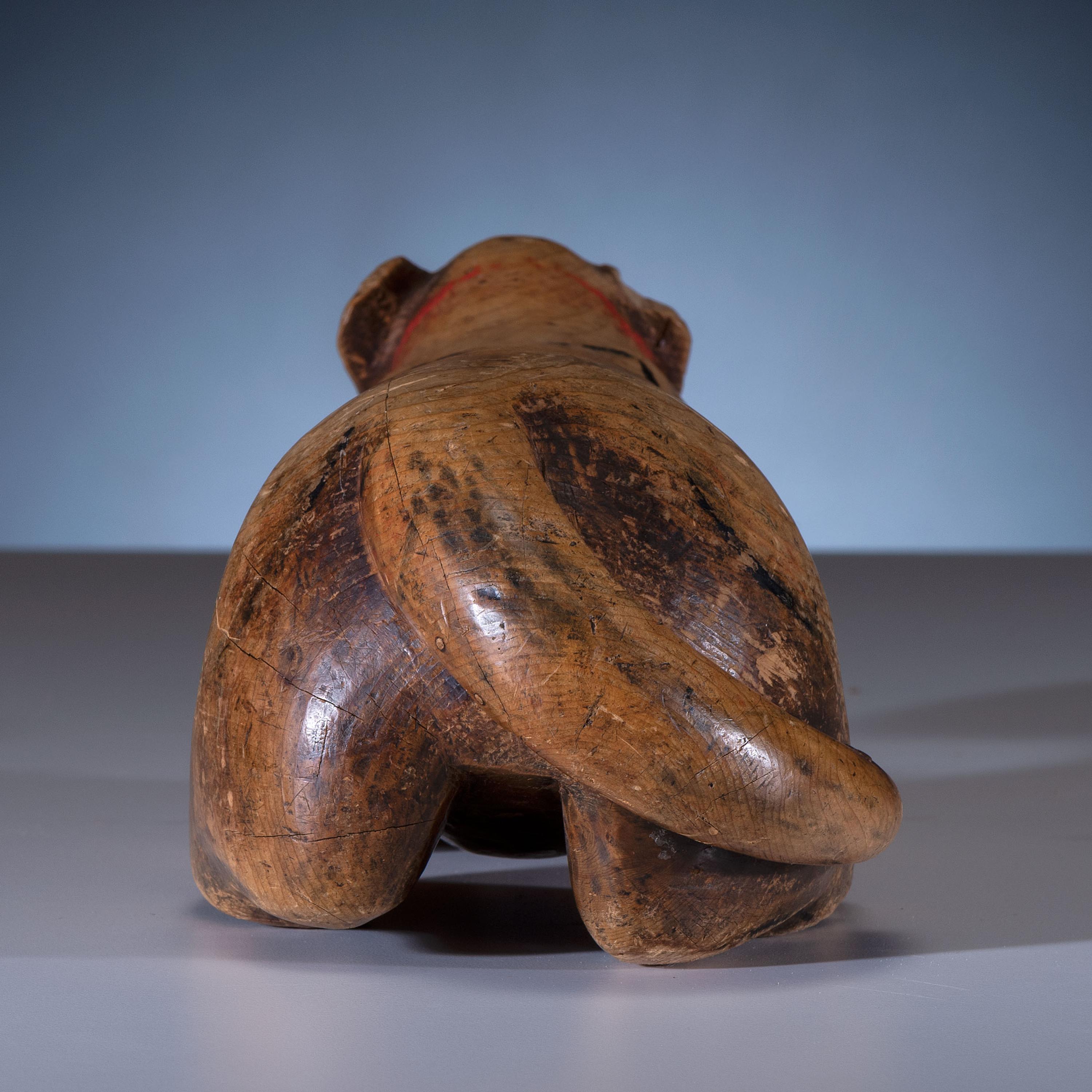 Haida Painted Wood Bear
