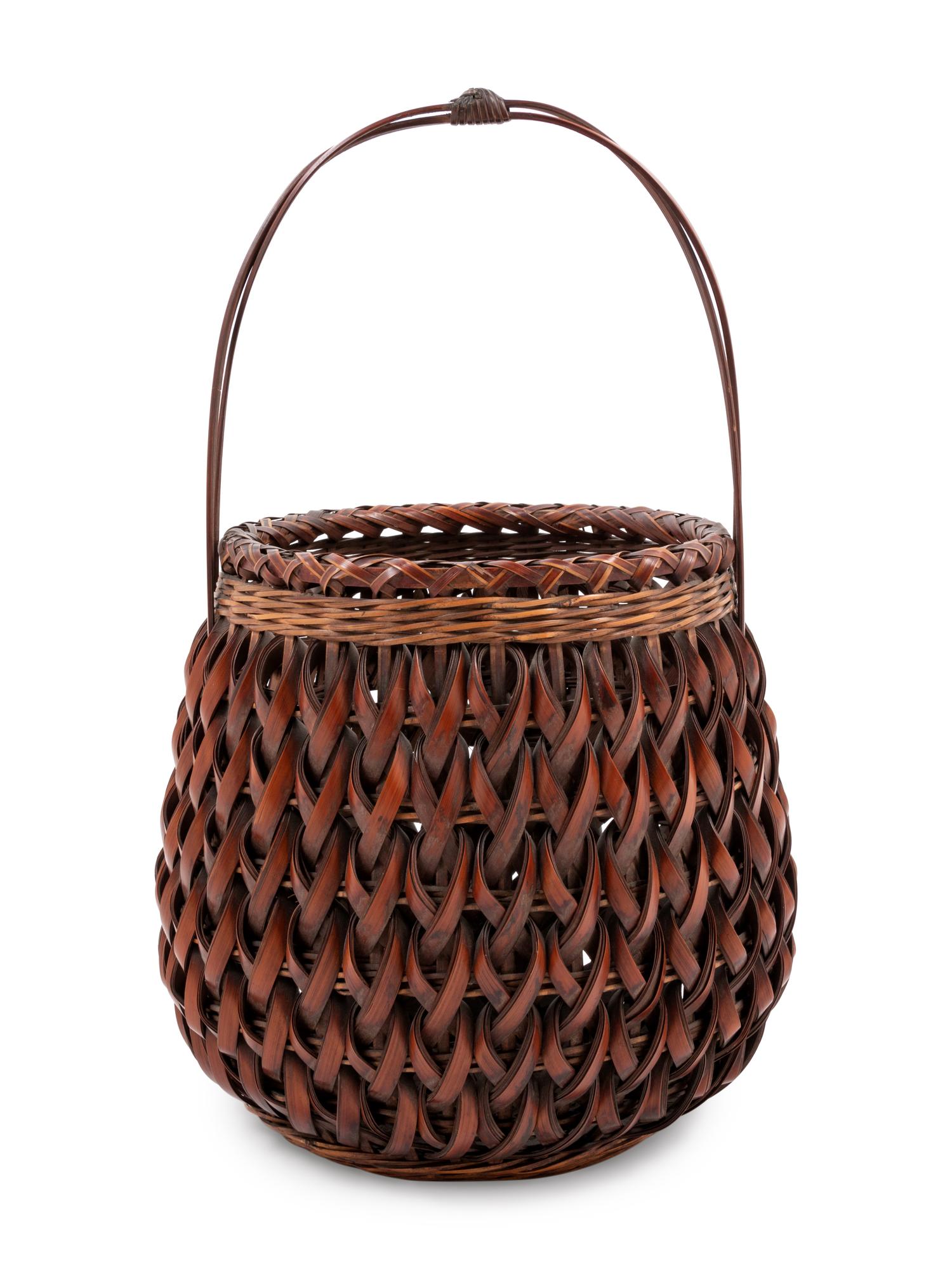 A Bamboo Flower Arranging Basket