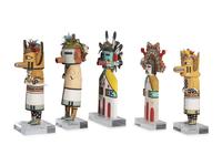 Collection of Hopi Katsina Dolls