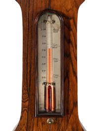 An English Rosewood Wheel Barometer