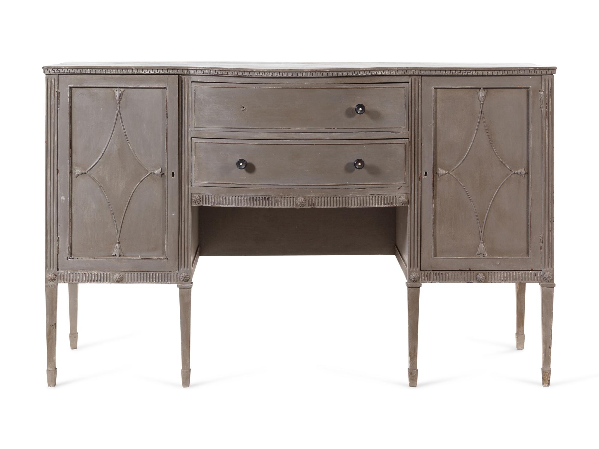 A Neoclassical Style Painted Sideboard