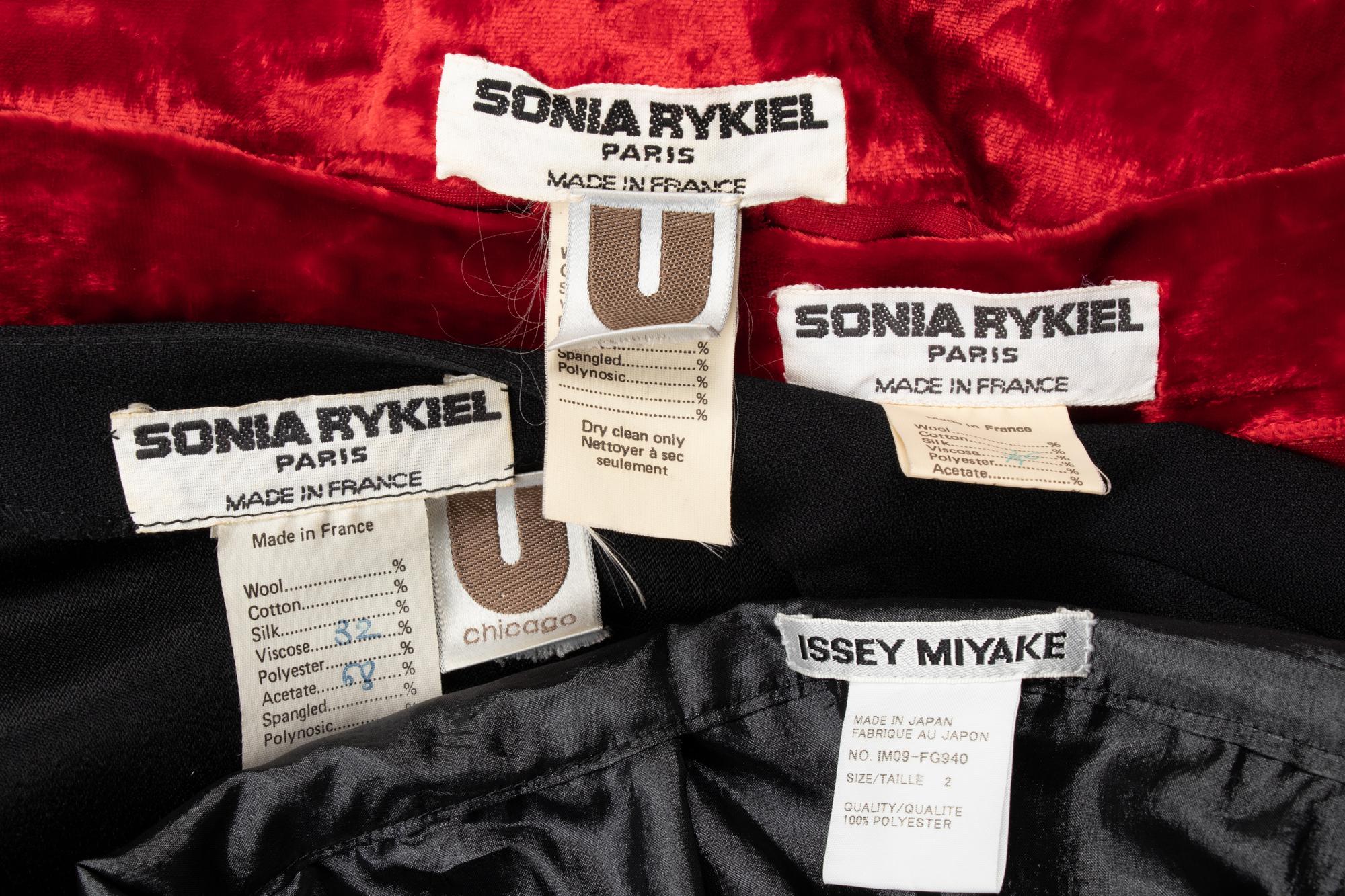 Sonia Rykiel Ensemble, Jacket, and Issey Miyake Skirt, 1980-90s