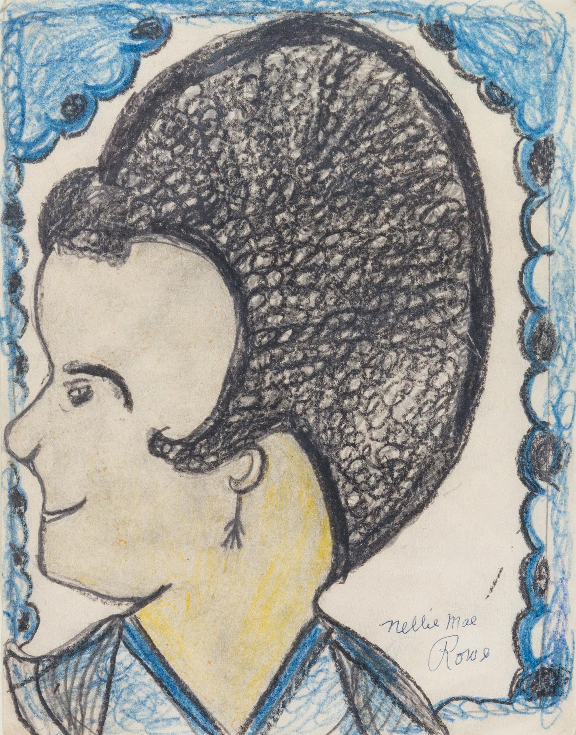Nellie Mae Rowe, (American, 1900-1982), Untitled, (Self-Portrait)
