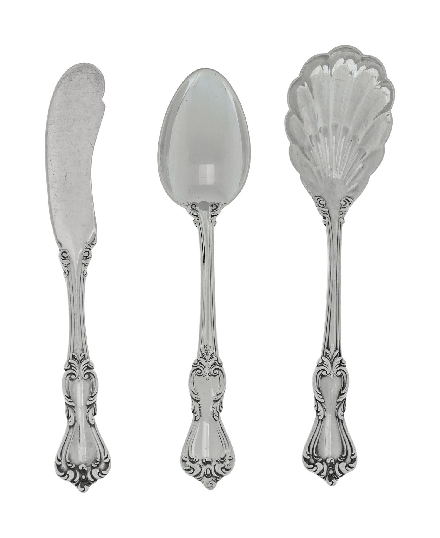 A Group of American Silver Flatware Articles