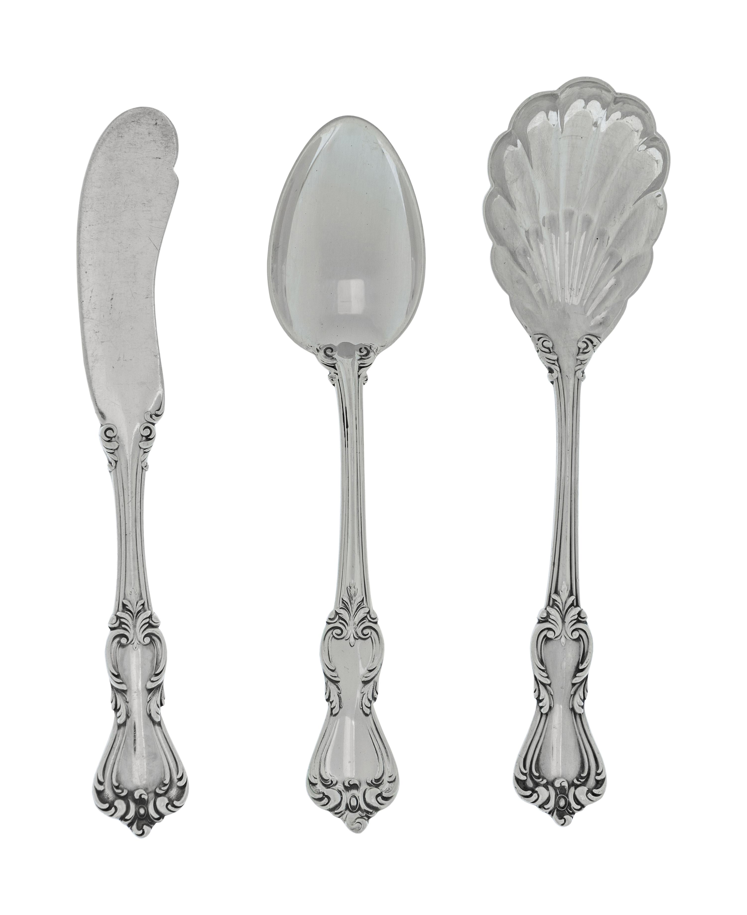 A Group of American Silver Flatware Articles