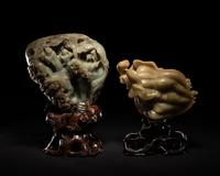 Two Chinese Hardstone Carvings