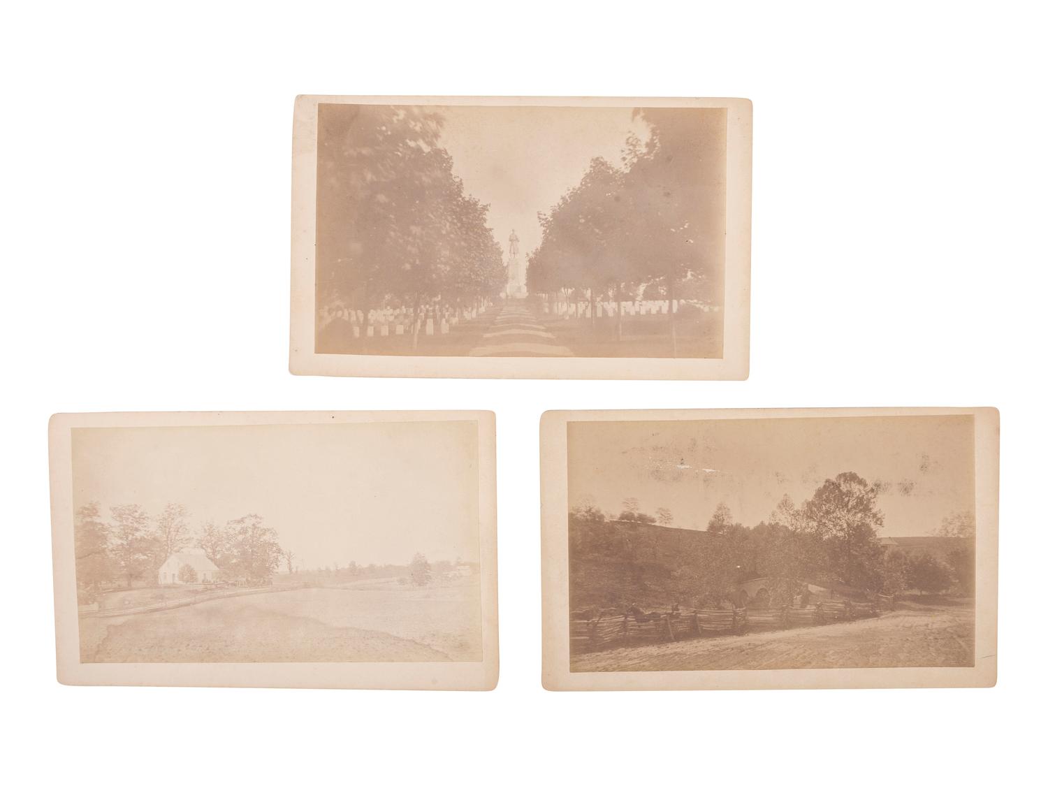[CIVIL WAR]. Antietam grouping, incl. printed Order of Services for Funeral of Capt. Clark S. Simonds, 15th Mass, KIA Antietam. 23 September 1862.