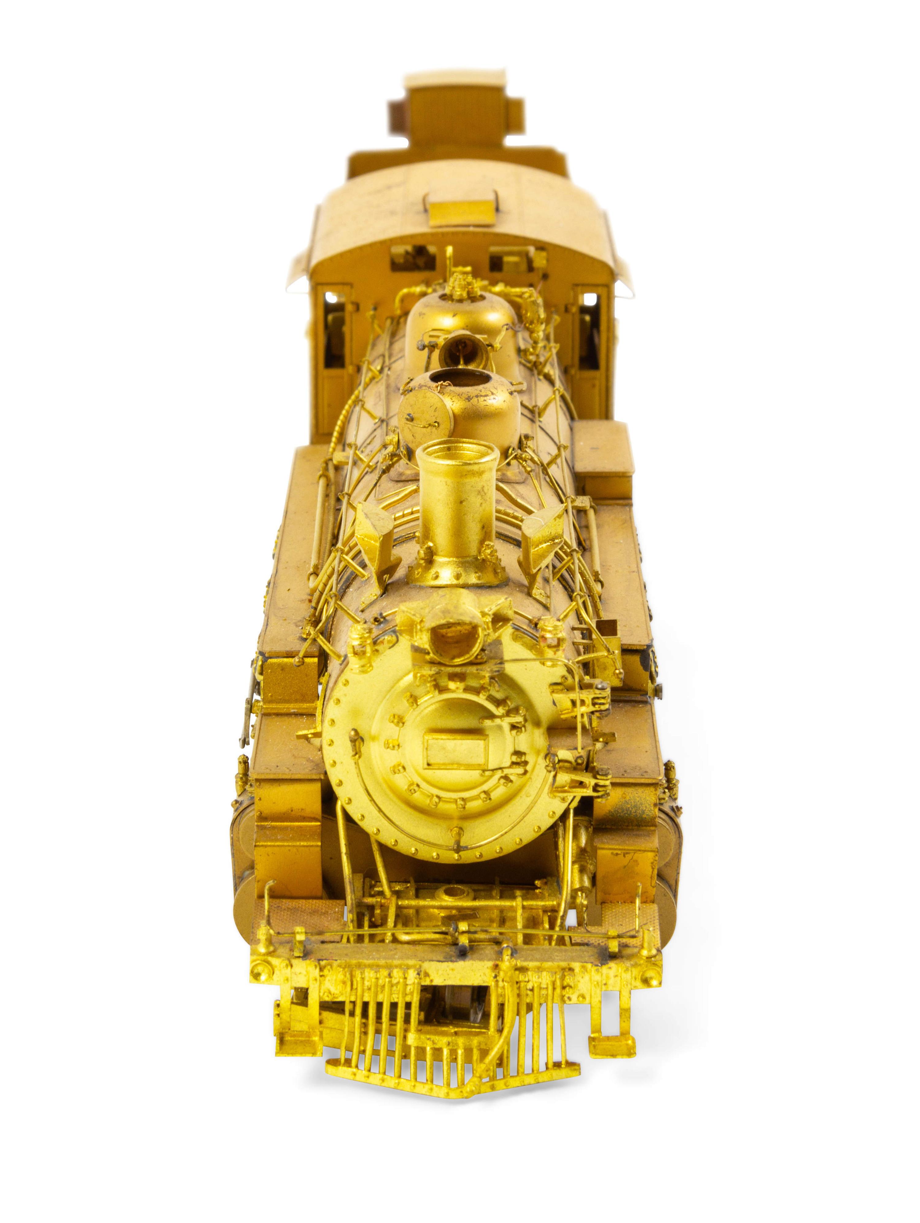 A Brass ON-3 Gauge 2-8-2 Locomotive and Tender