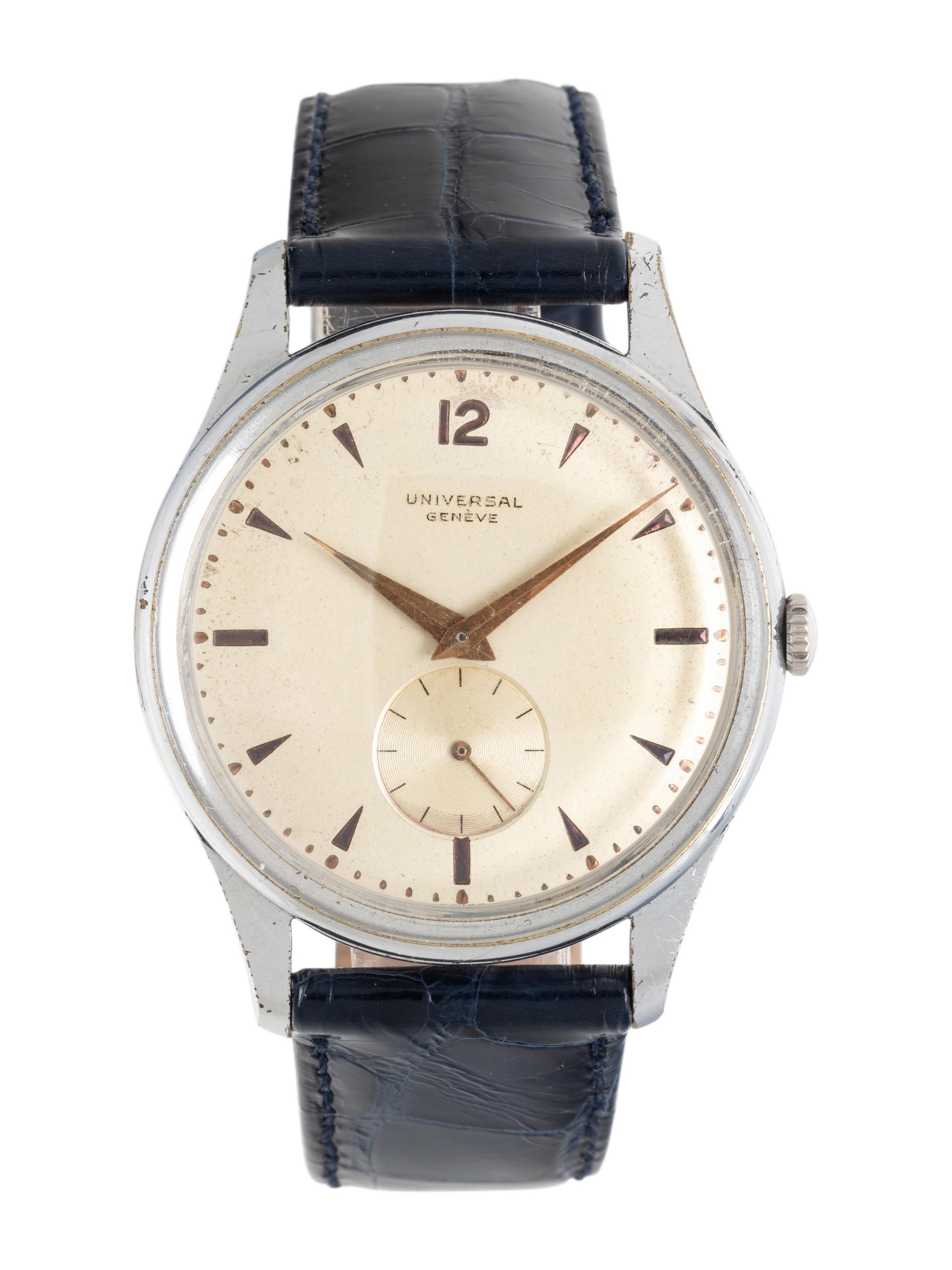 UNIVERSAL GENÈVE, REF. 309502 STAINLESS STEEL WATCH