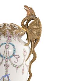 An Amphora (Reissner, Stellmacher and Kessel) Earthenware 'Dragon' Vase