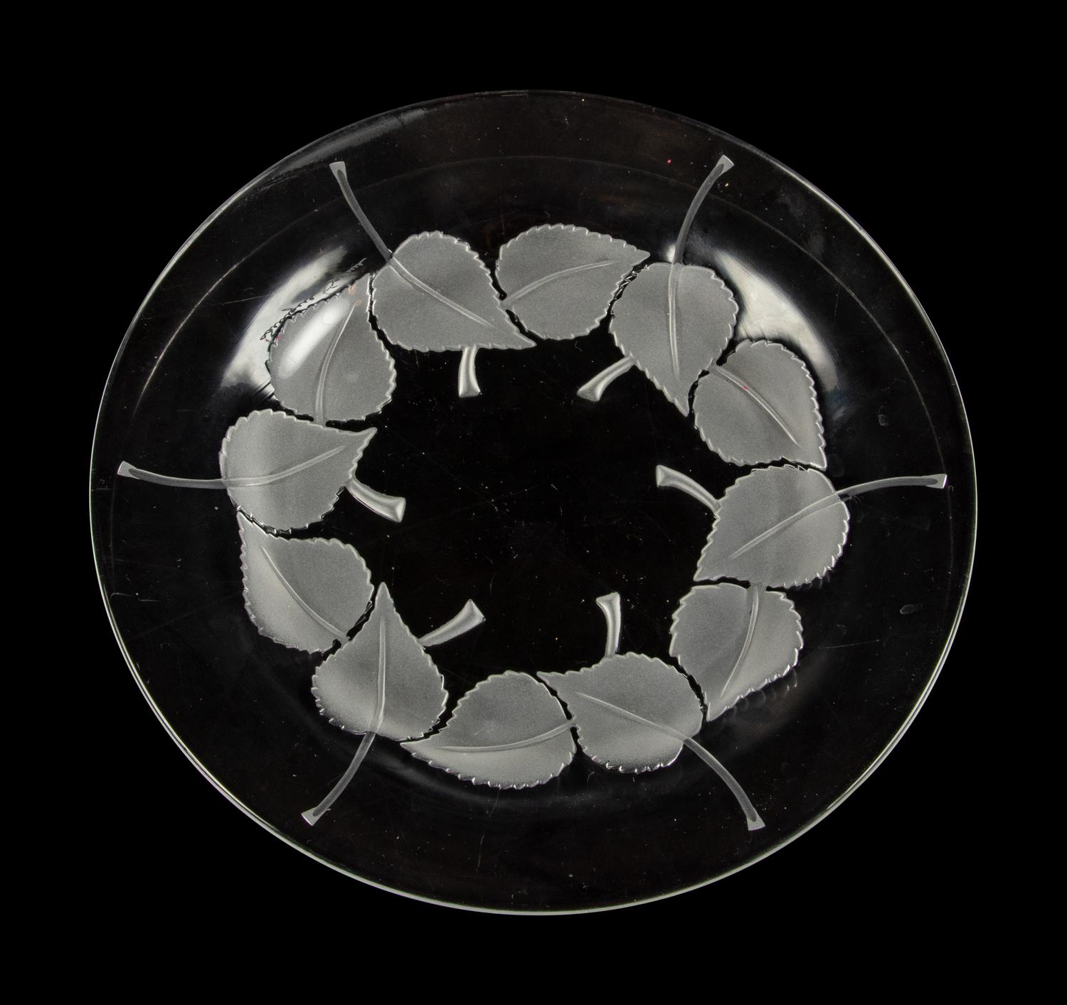 Twelve Lalique Rolleboise Plates