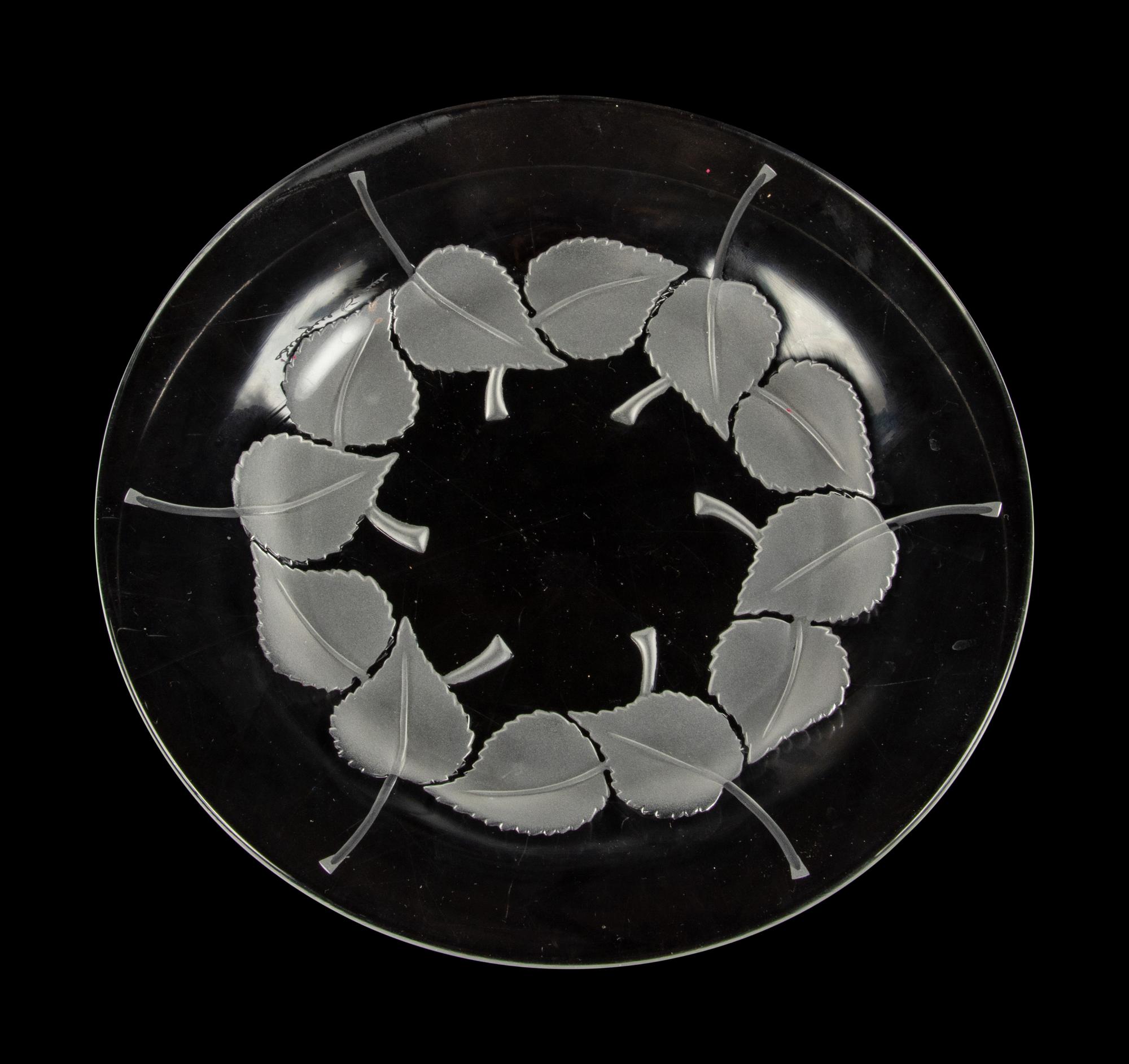 Twelve Lalique Rolleboise Plates