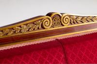 An Empire Style Gilt-Bronze-Mounted Mahogany Settee — LATE 19TH CENTURY