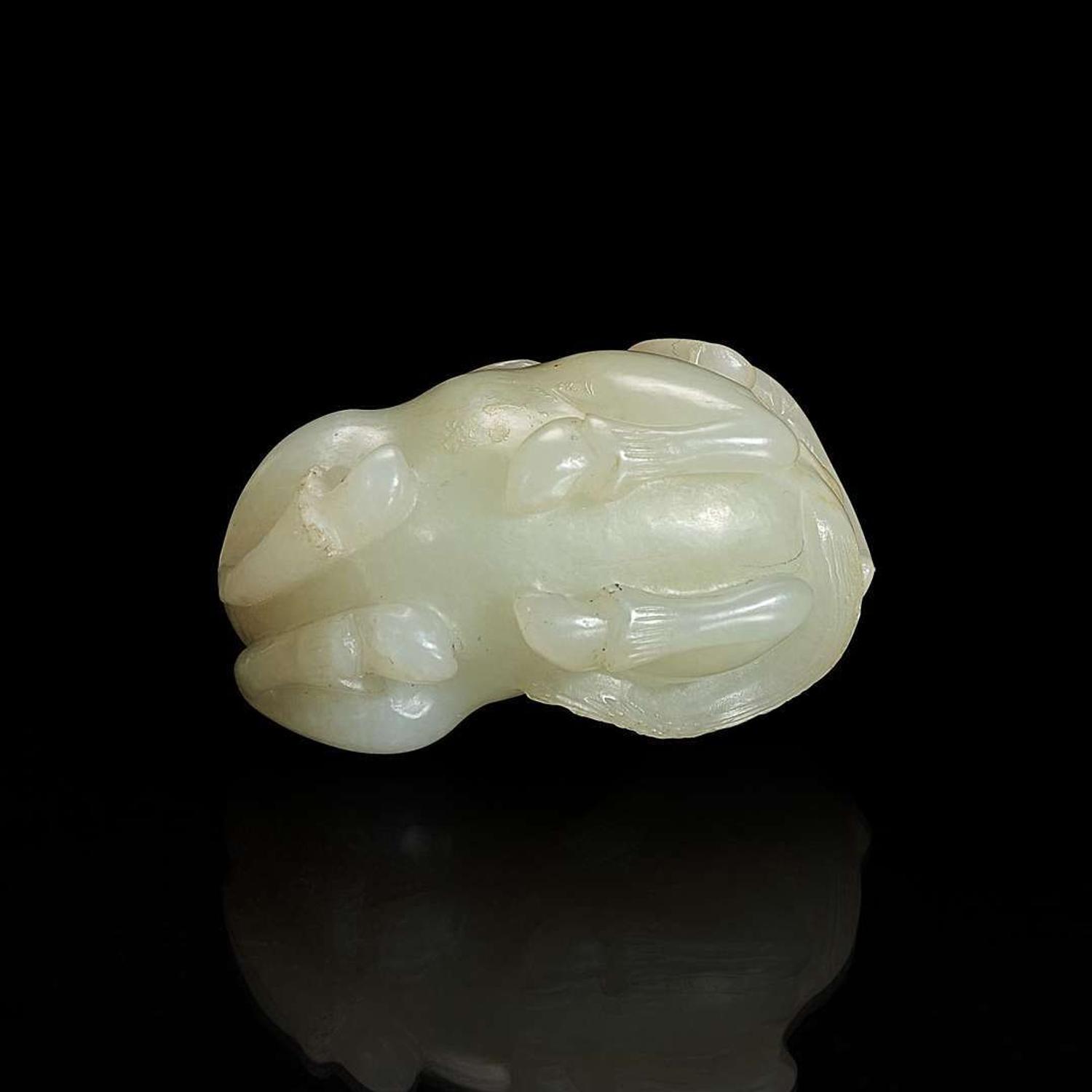 Two Chinese jade pendants 玉佩两件 Qing Dynasty ?