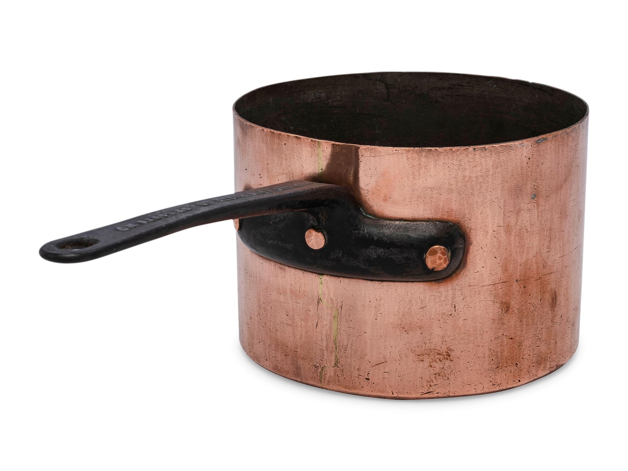 An American Copper Sauce Pot