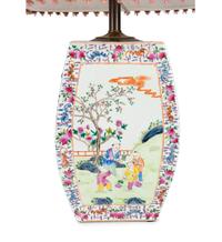 A Pair of Chinese Export Famille Rose Porcelain Vases Mounted as Lamps — 19TH/20TH CENTURY
