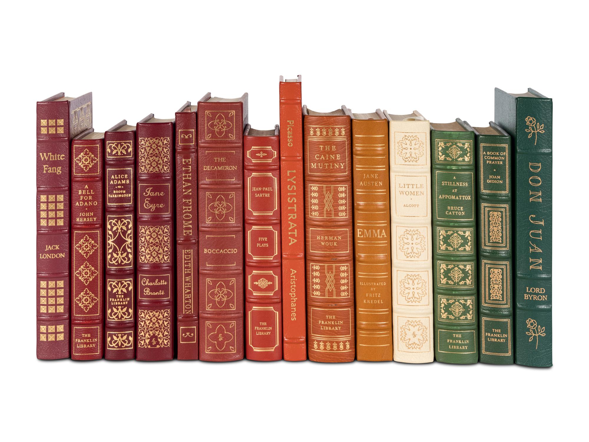 [BINDINGS] A group of 60 works in 63 volumes published by the Easton Press and Franklin Library, including: