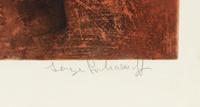 Composition brune et rouge