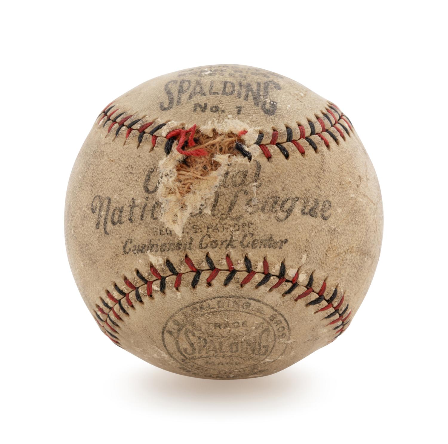 A Frank Frisch Signed Baseball