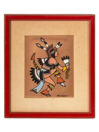 Feather Dancer and Ceremonial Prayer for a Bountiful Year