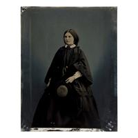 [Early Photography]. A large selection of approx. 110 cased images, CDVs, cabinet cards, cameras, and related ephemera.
