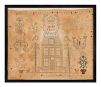 Four English Needlepoint Samplers