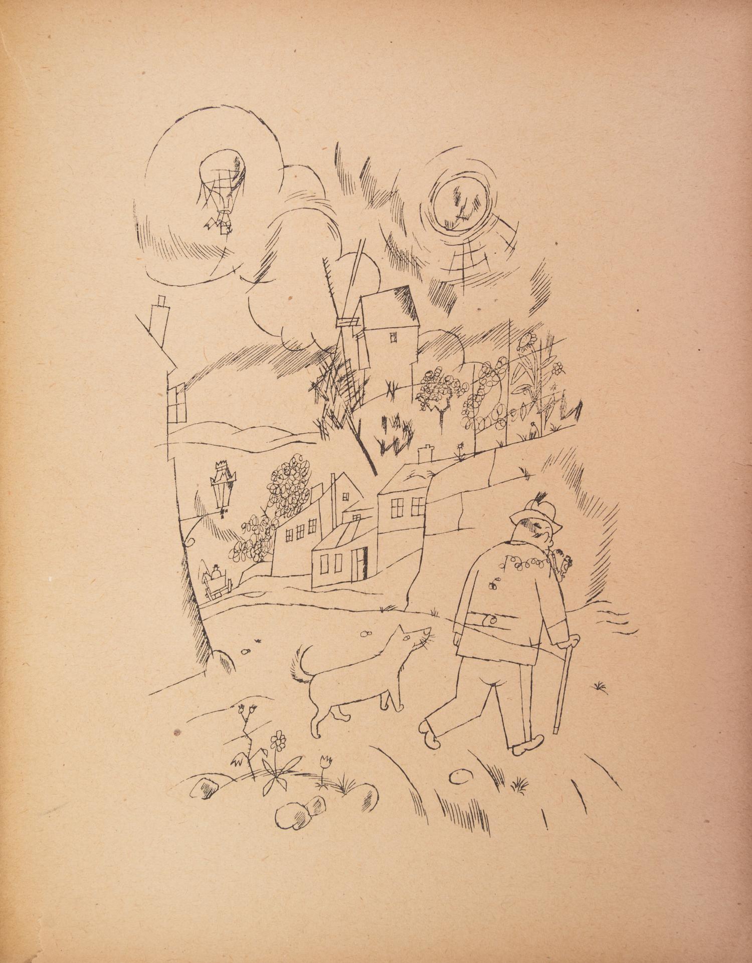 (GROSZ, GEORGE) SCHONLANK, BRUNO. Sonniges Land. Berlin, 1920. First edition.