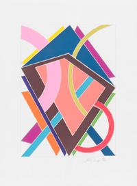 William T. Williams, (American, b. 1942), HKL Portfolio, 1970 (suite of 4)
